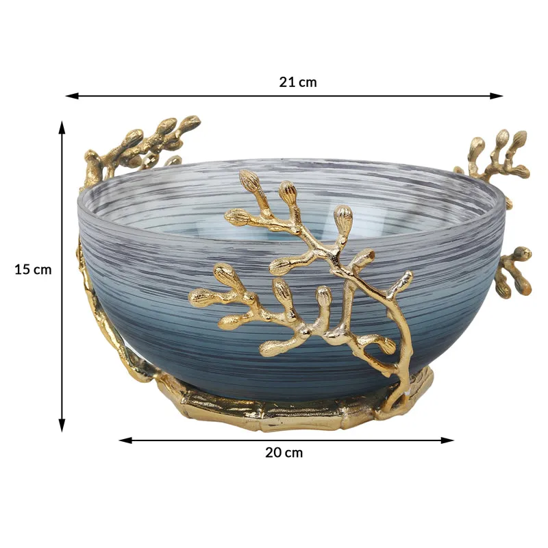 Roscoe Ruma Branched Accent Bowl - Blue media 6