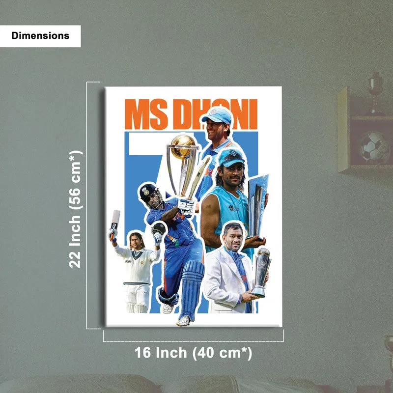 MS Dhoni Canvas Wall Art media 10