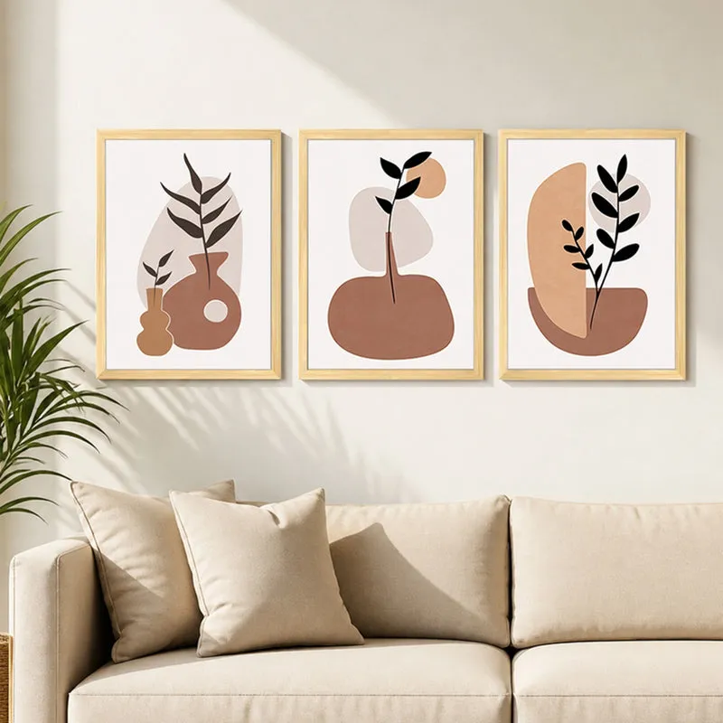 Botanex Clay & Calm Modern Wall Art - Set Of Three media 2