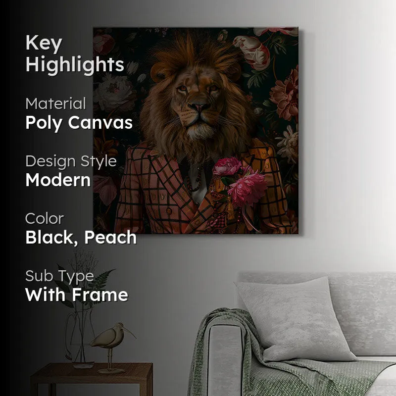 Modern Lion Wall Painting media 2