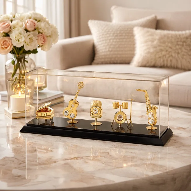 Regal Band 24K Gold Plated Mild Steel Showpiece media 1