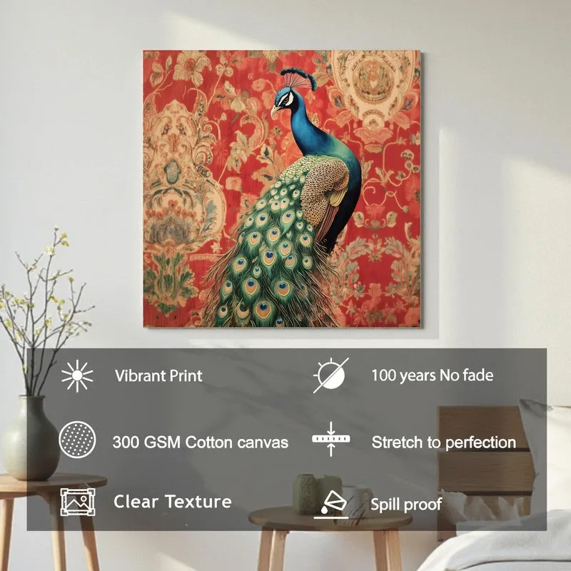 Indian Mayur Canvas Wall Art media 7