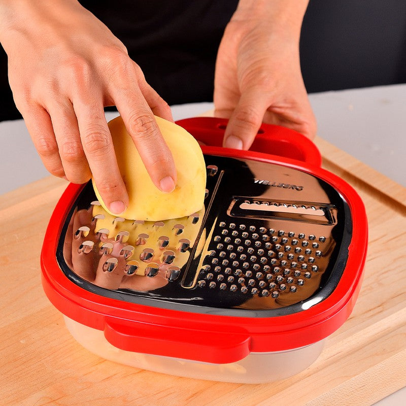 Wellberg 5-in-1 Stainless Steel Grater media 6