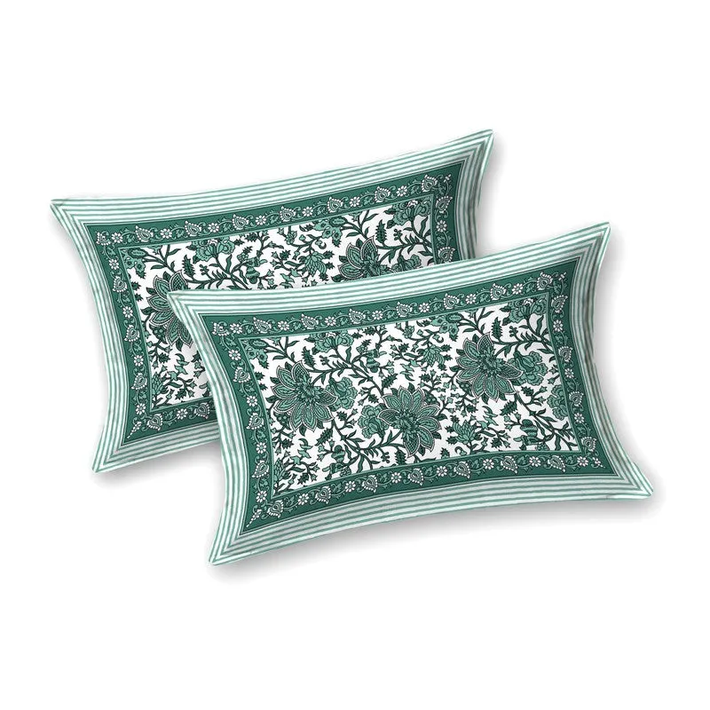 Artix Cotton Bedsheet (Green) - 240 TC media 4