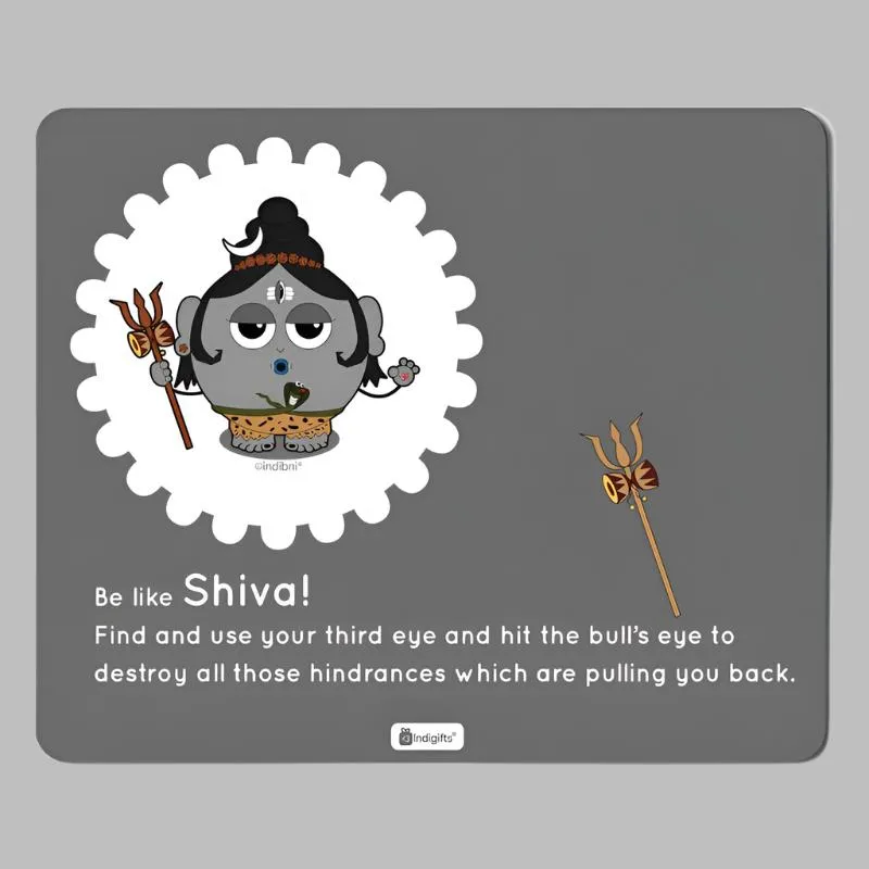 Whimsy Cute Shiva Mouse Pad media 1