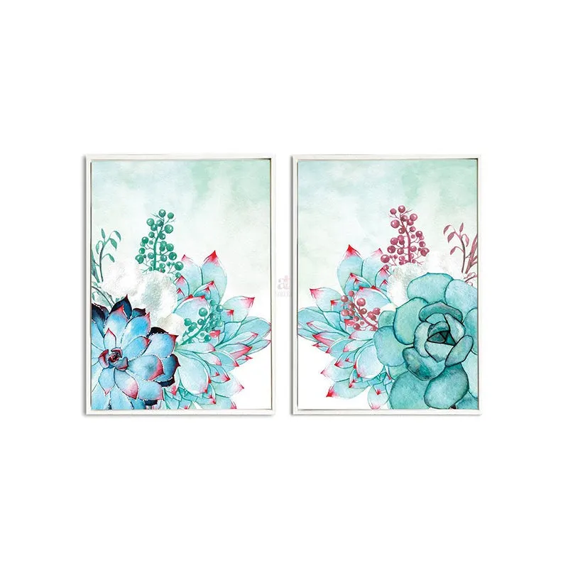 Peony Cluster Wall Painting - Set Of Two media 4