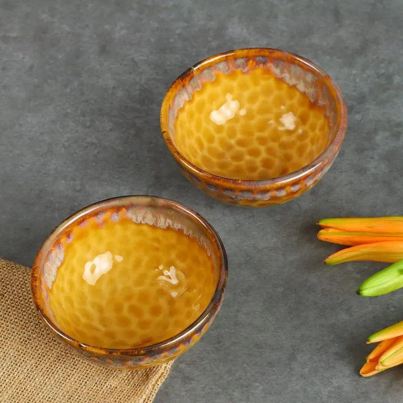 Bubbly Bliss Handmade Snack Bowl - 400 ML - Set of Two