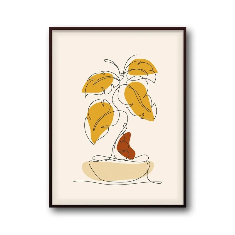 Boho Sunlight Serenade Archival Canvas Wall Art - Black Frame media 8