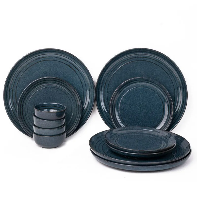 Estia Dinner Set (Saphire Blue) - 12 Piece Set media 3