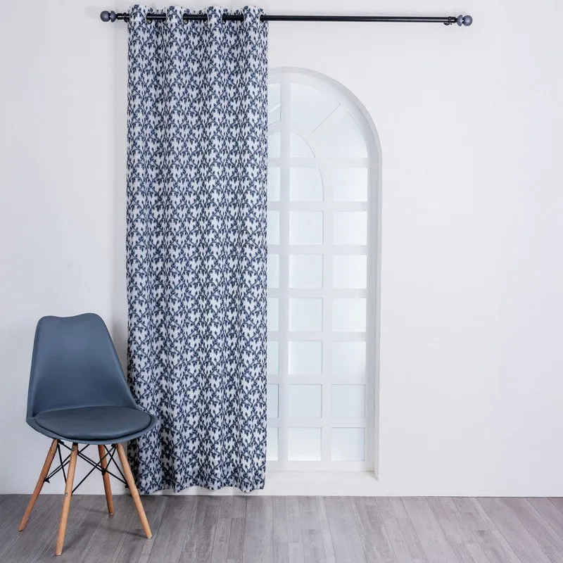 Avyra Modern Floral Curtain - Set Of Two media 4
