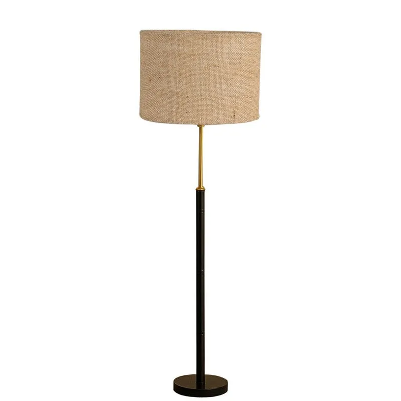 Horizon Curve Wooden Floor Lamp - Beige media 5