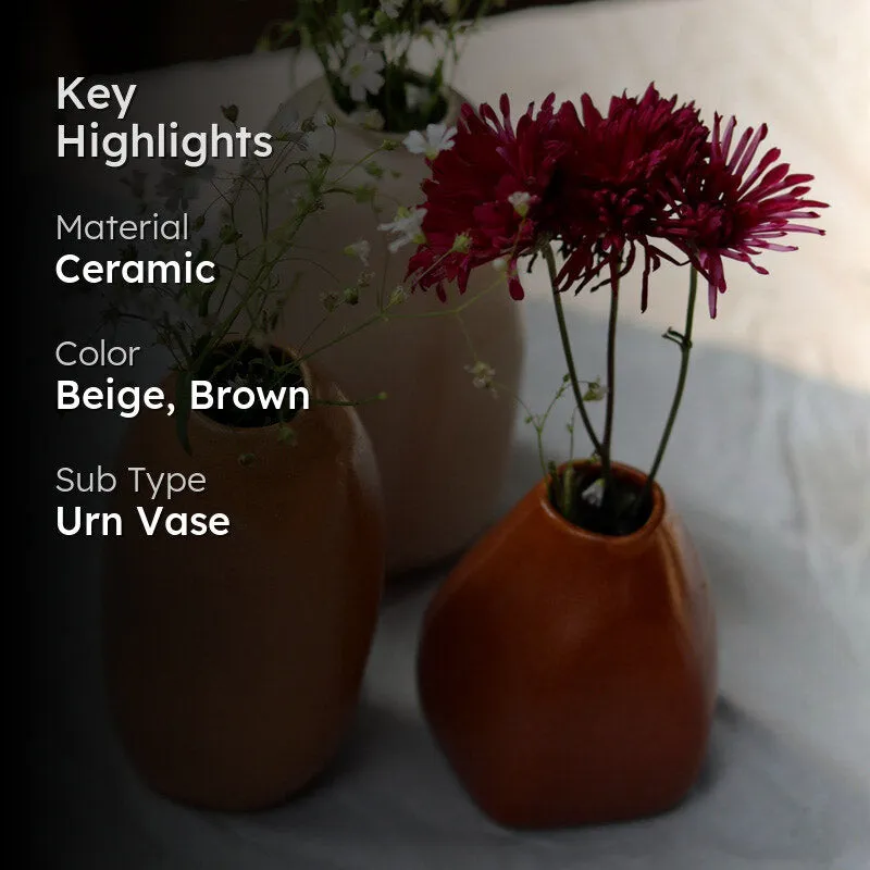 Nashma Ceramic Vase - Three Piece Set media 2