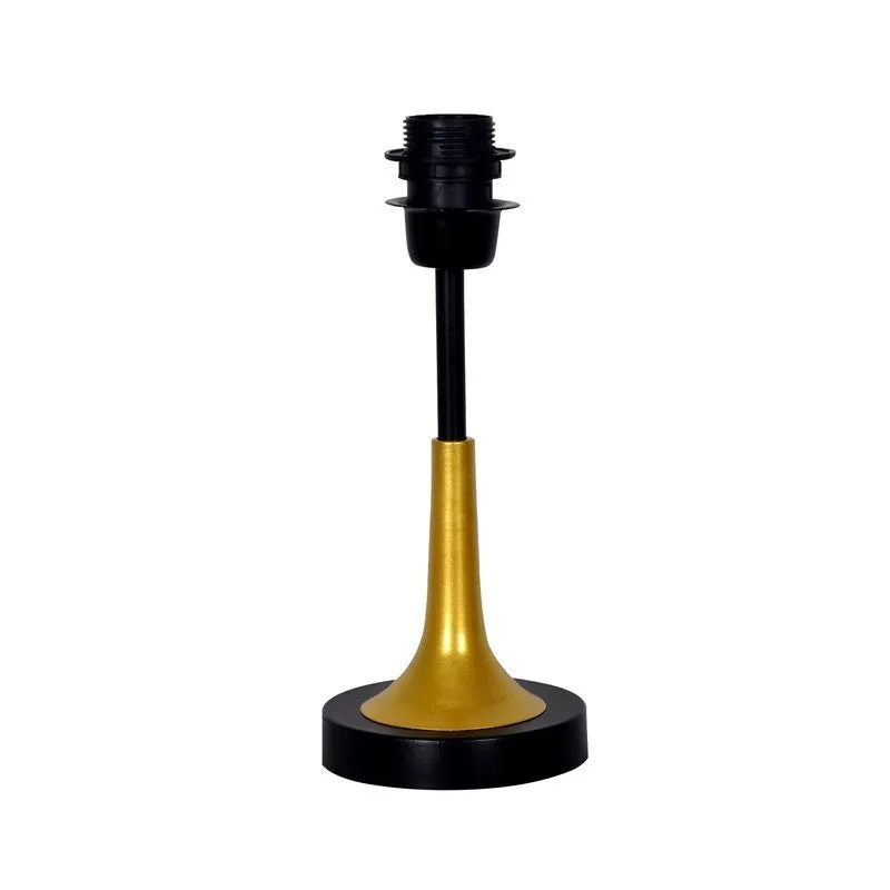 LumiNest Warm Wooden Table Lamp - Black,Gold media 5