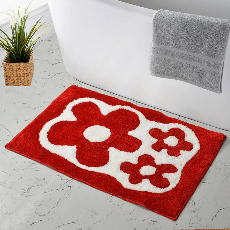 Lumora Cotton Bath Mat - Red media 5