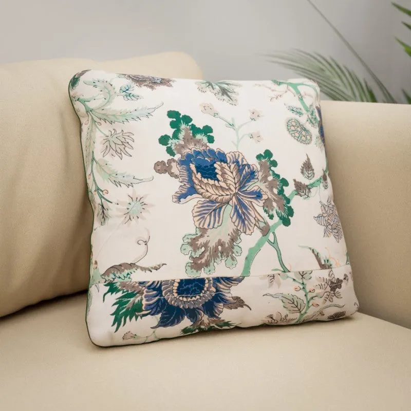 Petal Haven Cotton Cushion Covers - Set Of Two media 3