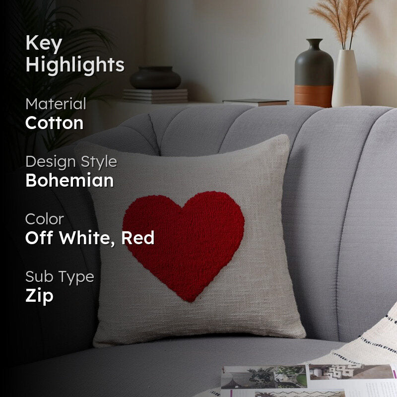 Heartstrings Tufted Cushion Cover media 2
