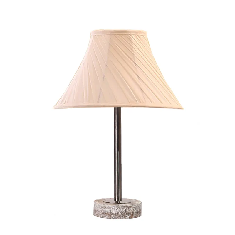 Twistra Rodin Wooden Table Lamp - Ivory,Silver,White media 4