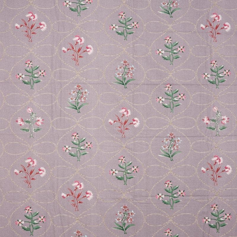 Jitika Printed Cotton Bedsheet (Grey) - 180 TC media 4