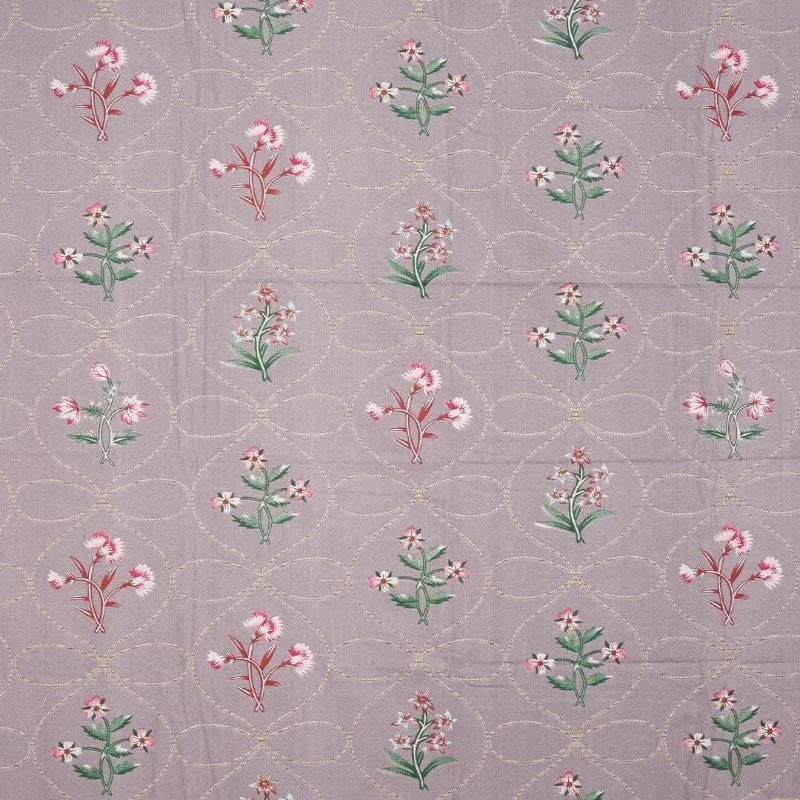 Jitika Printed Cotton Bedsheet (Grey) - 180 TC media 4