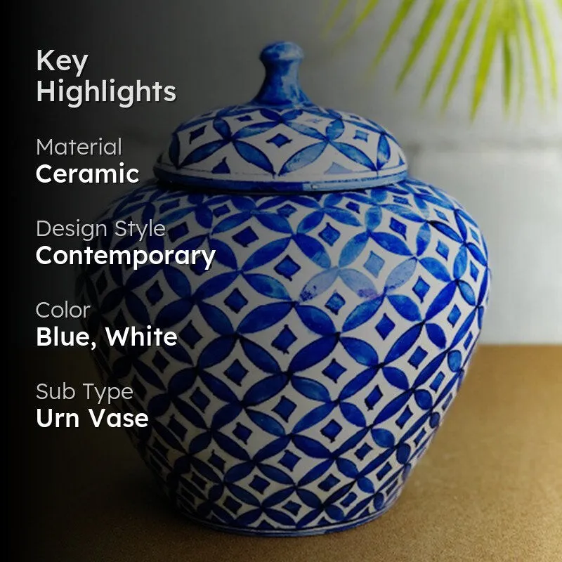 Izara Cobalt Vase media 2