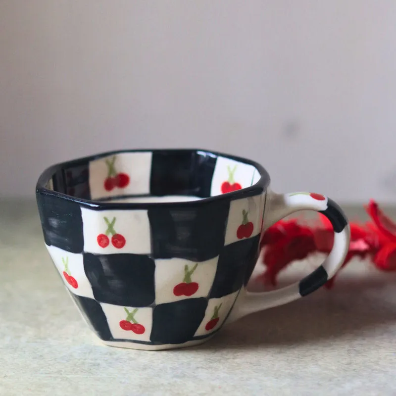 Brovo Ceramic Coffee Mug (250 mL Each) - Set of Four media 6