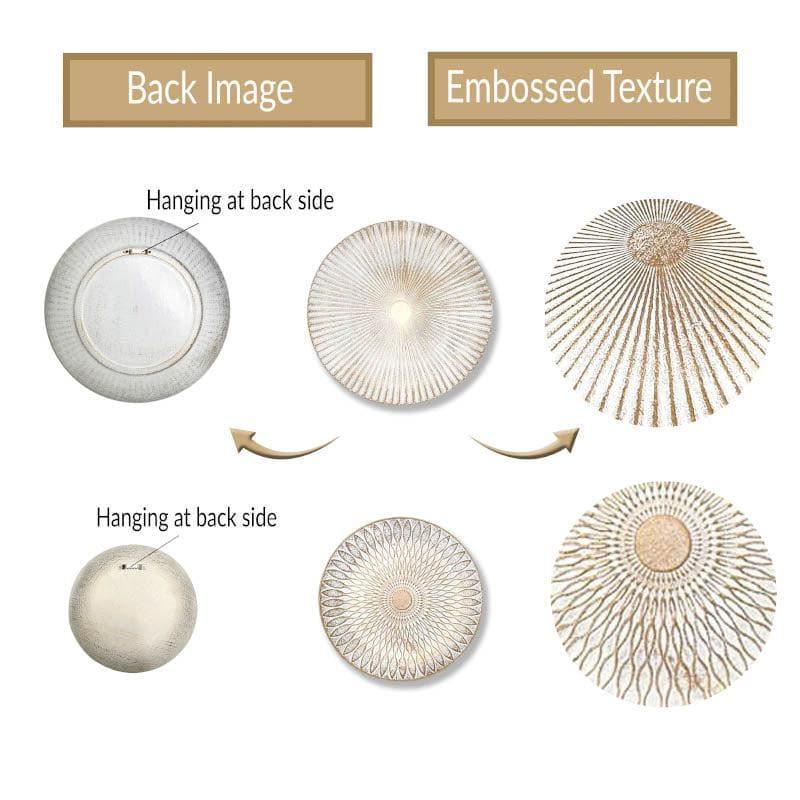 Sinoya Decorative MDF Wall Plates (White) - Set Of Two media 5
