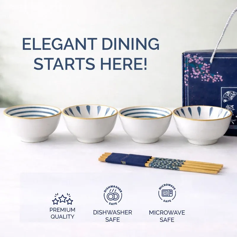 Rioware Dine Calm Ceramic Snack Bowls (250 mL Each) - Set of Four media 8