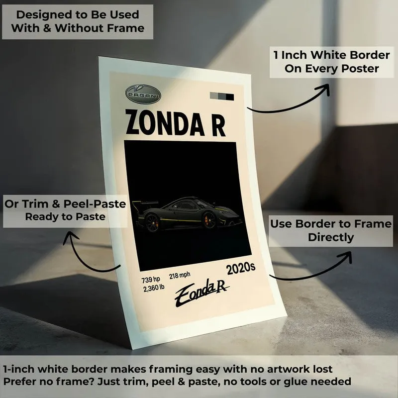 Zonda R Excellence Wall Poster media 8