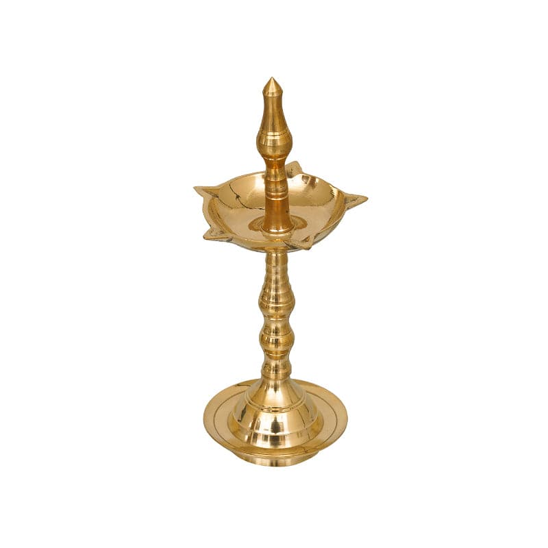 Manora Gold Finish Brass Diya media 3