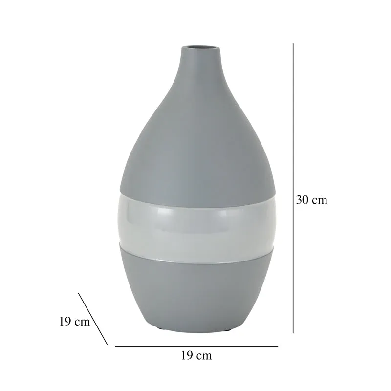 Yato Enamel Vase (Grey) - Large media 4