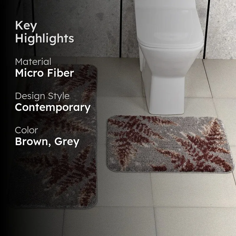 LeafHarmony Microfiber Bath Mats - Set of Two media 2