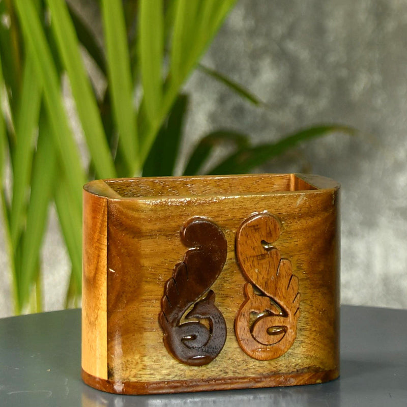 Scribe's Corner Wood Stationery Holder