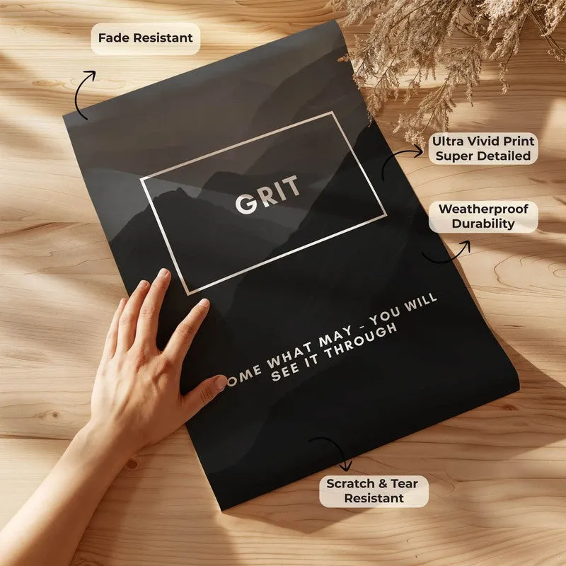 Grit and Grace Wall Poster media 8
