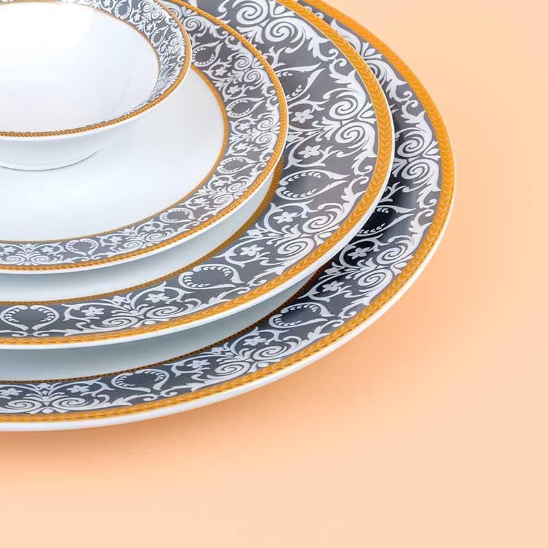Victorian Grey Dinner Set - 33 Piece Set image 4
