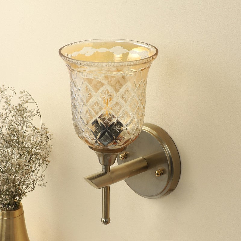 Elyra Elegant Glass Wall Lamp media 4