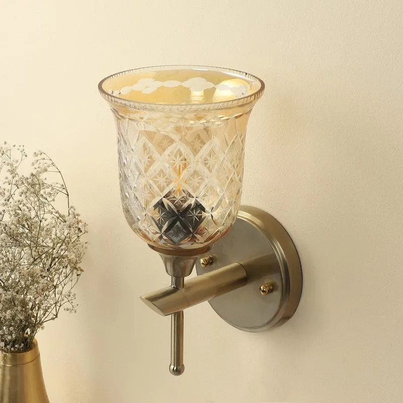Elyra Elegant Glass Wall Lamp media 4