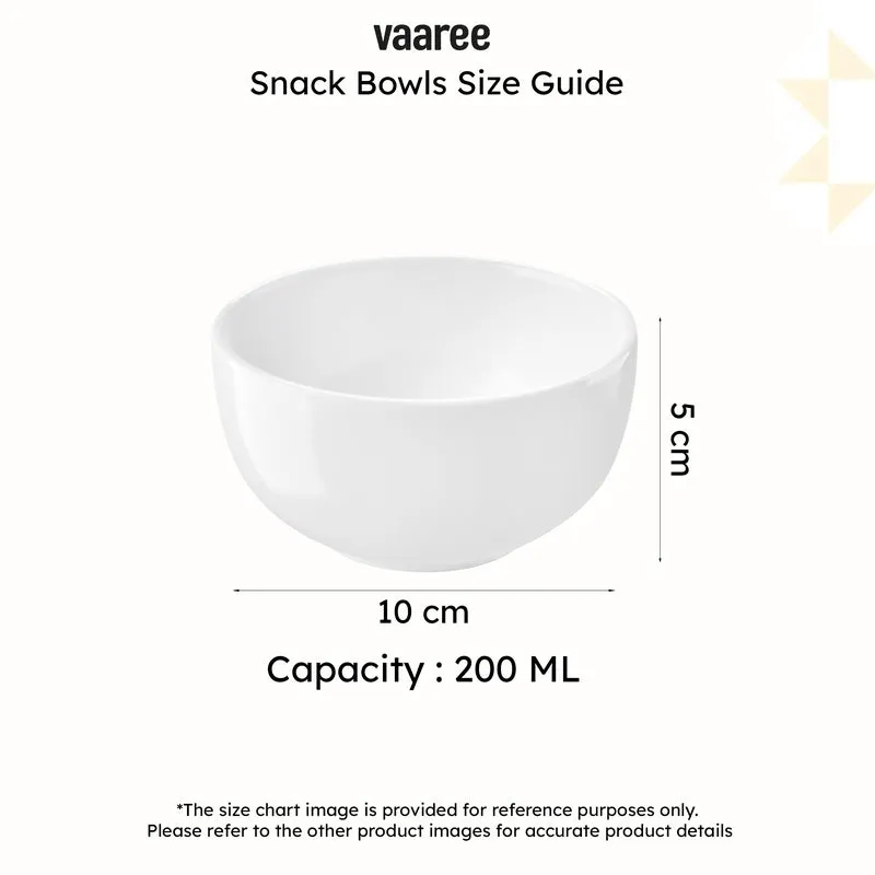 Strip & Ropes Melamine Snack Bowls (200 mL Each) - Set of Six - 10