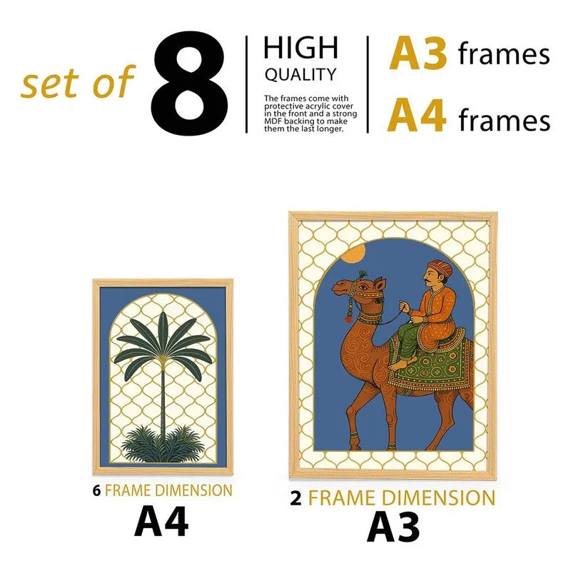 Royal Tusks Wall Art - Set of Eight media 5