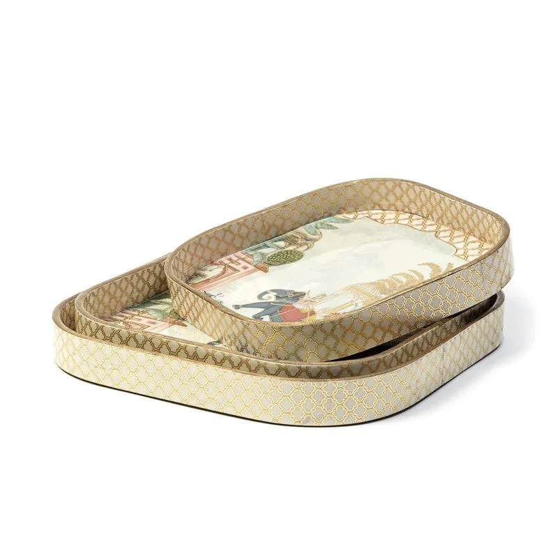 VistaWood Rectangle MDF Serving Tray - Set Of Three media 6
