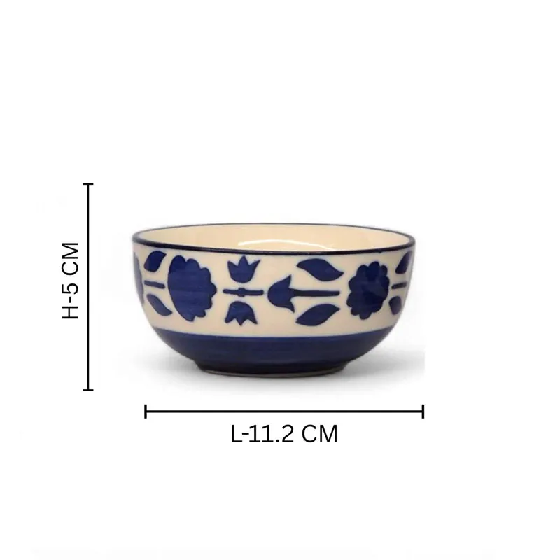 Ambar Fleura Soup Bowl With Spoon (250 mL) - Set Of Two media 8
