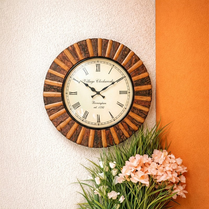 Urban Hour Signature Wooden Wall Clock