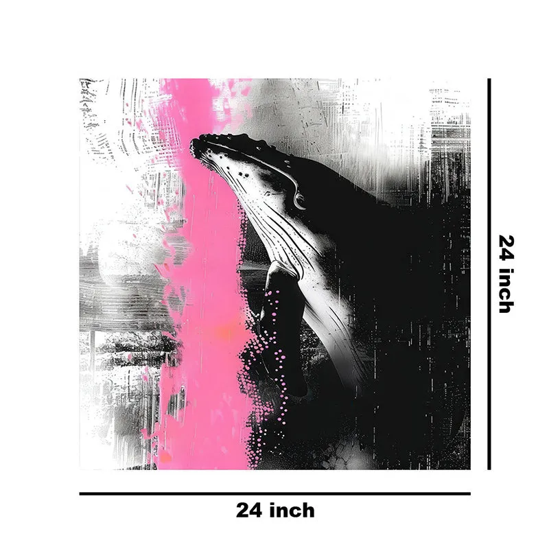 Whale Graffiti Abstract Wall Painting media 8