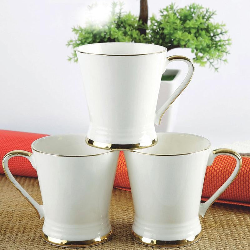 Nasma Bone China Tea Cup (175 mL Each) - Set of Six - 175 ML