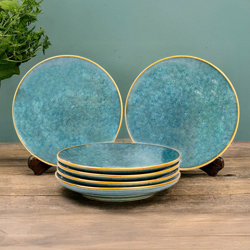 Careina Ceramic Dinner Plate - Set Of Six