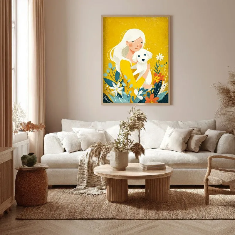 Suniva Canvas Wall Painting With Brown Frame media 5