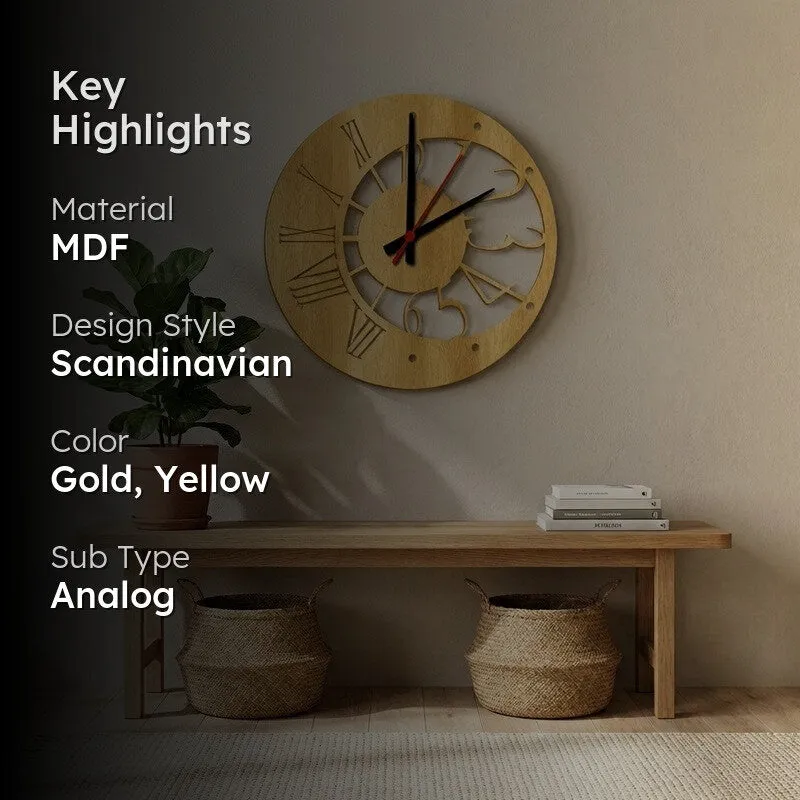 Modera MDF Wall Clock media 2