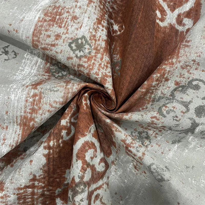 Swayam Anvi Ethnic Cotton Comforter (Brown) - 150 GSM media 4