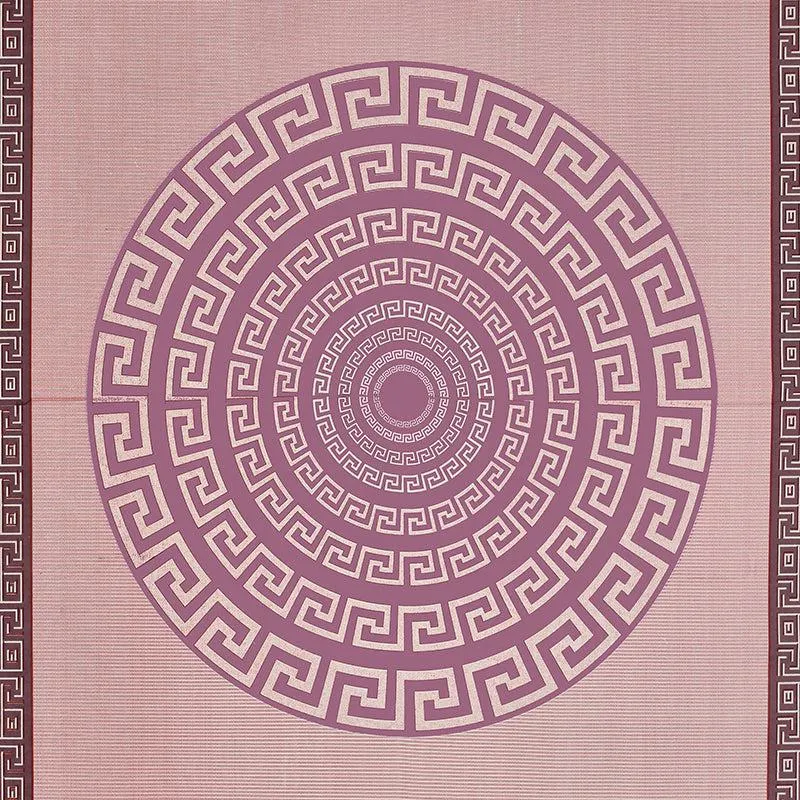 Tulika Treasure Geometric Cotton Bedsheet (Pink) - 150 TC media 4
