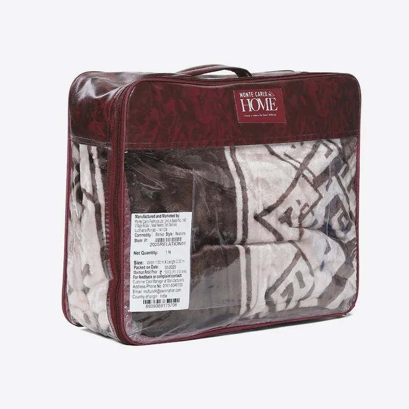 Monte Carlo Mystic Mocha Blanket - 540 GSM media 7