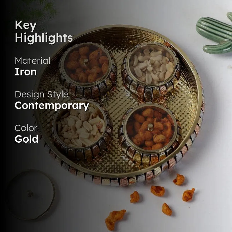 Vidra Ethnic Basket With Jar - Set Of Five media 2